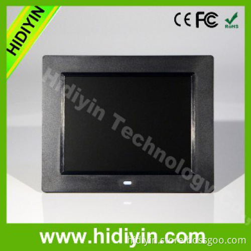 8 inch tempered glass voice recording electronic digital photo frame